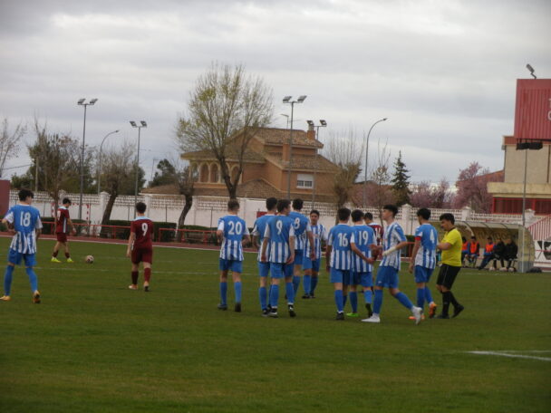 Goleada del equipo juvenil de la EFB Jesús de la Ossa al CD Manchego B