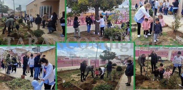 La Escuela Infantil San Isidro de Tarancón estrena un jardín educativo coincidiendo con el día mundial del árbol