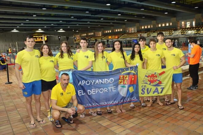 Diez socorristas (7 juveniles y 3 Junior) del SVAT, toman parte en el III Rescue Madrid Championsship disputado en la Piscina M 86 de Madrid este fin de semana
