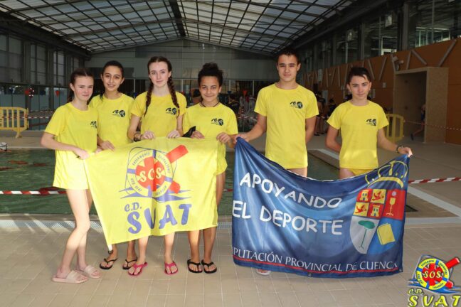 Tarancon, la piscina Municipal,  acoge este fin de semana, el VIII Trofeo Interescuelas Alevin y Benjamín de Salvamento y Socorrismo, VI Campeonato Diputación de Cuenca, segunda jornada de la liga de Menores