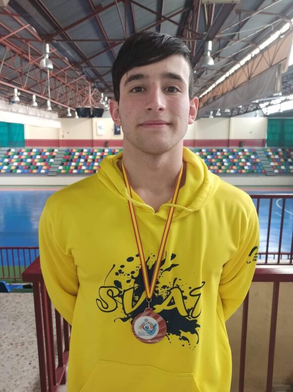 El socorrista del SVAT, Pedro Almendros Diaz, en el Top 10 de la VI Copa de España en Piscina Junior, tras la segunda jornada,  disputada en Santander el fin de semana