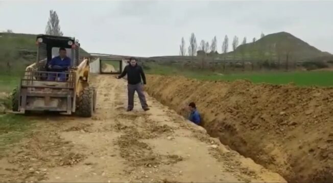 Avanza la obra de renovación de la tubería principal de abastecimiento de agua de Huete
