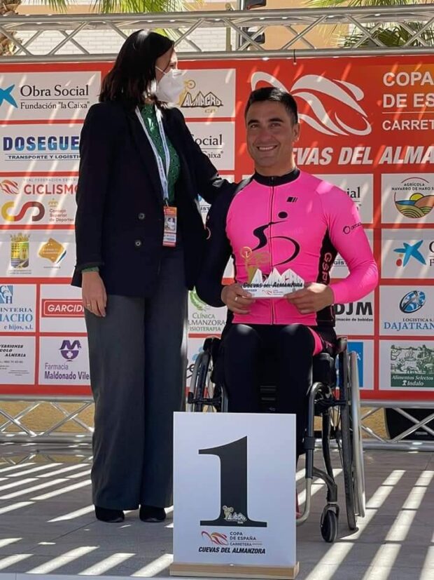Espectacular inicio de Luis Miguel García Marquina en la II Copa de España de Ciclismo Adaptado MH3, se impuso con autoridad en la contra reloj y ruta de la primera prueba y encabeza la clasificación general