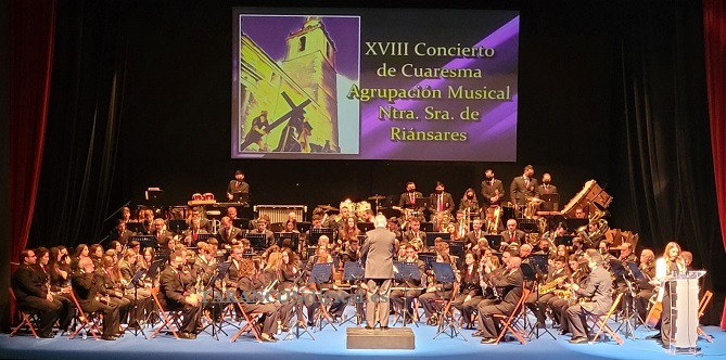 La Banda de Música de Tarancón ofrece su XVIII Concierto de Cuaresma ante un patio de butacas con gran asistencia de público