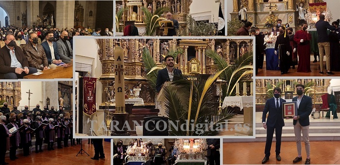 Jorge Saiz Moratalla pronuncia su pregón de Semana Santa en Tarancón con gran sentimiento cofrade ante un completo templo parroquial