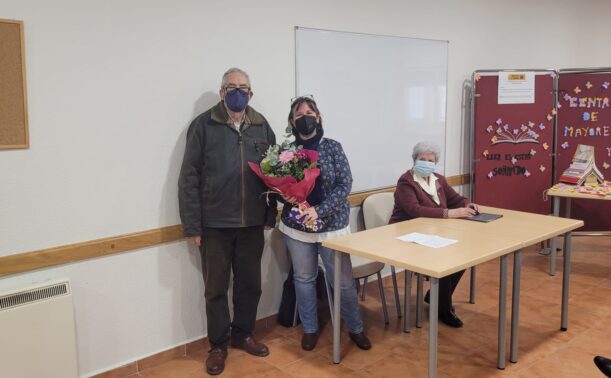 Blanca Garrido pregona el Día del Libro en el Centro de Mayores de Tarancón