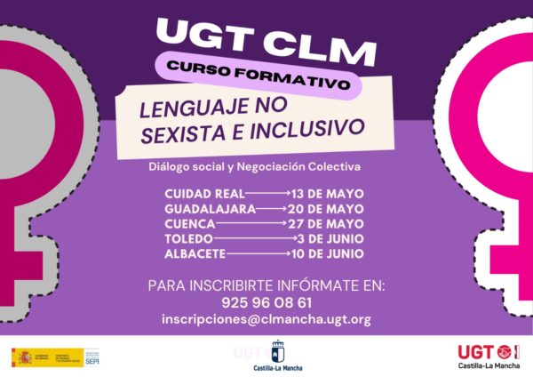 UGT Castilla-La Mancha forma a sus delegados y delegadas en lenguaje no sexista e inclusivo