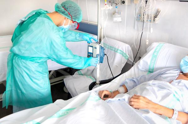La situación en el Hospital de Cuenca sigue estable con 6 pacientes Covid en cama convencional y ninguno en UVI