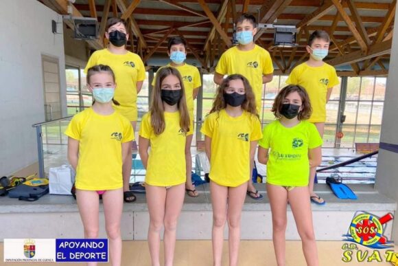 El SVAT viaja a Albacete con los chicos y chicas Alevin y Benjamín a la tercera jornada de la Liga Nacional Menores de Salvamento y Socorrismo