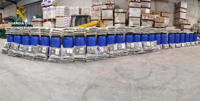 Desarticulada una organización criminal dedicada al tráfico de drogas a nivel internacional