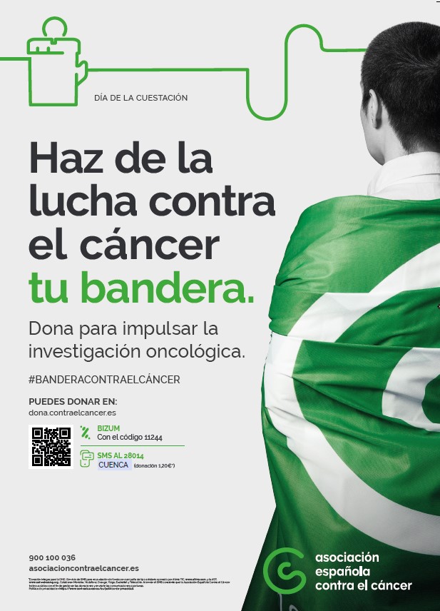 La Asociación sale a la calle y anima a la sociedad a que haga de la lucha contra el cáncer su bandera