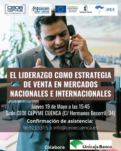 Ceoe Cepyme Cuenca realiza una jornada para explorar la importancia del liderazgo en las ventas internacionales