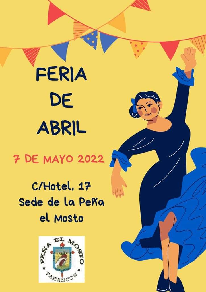 Vive la Feria de Abril en la Peña El Mosto de Tarancón este sábado 7 de mayo