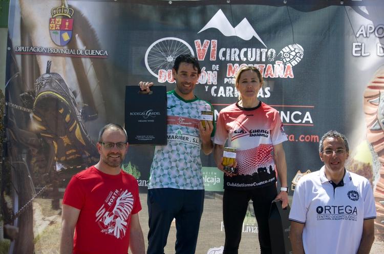 Antonio Cerezo y María Jesús Algarra dominan  el VI Duatlón Cross del Queso en Aceite de Villaescusa de Haro