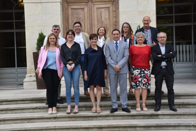 La ministra de Política Territorial, Isabel Rodríguez, visita el Palacio Provincial sede de la Diputación de Cuenca