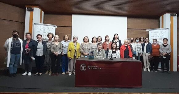 Ana Belén Rodriguez Patino, presenta en la Casa de Cultura de Tarancon su novela “La Estética de los Nadadores” a los clubes de Lectura de la ciudad