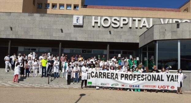 Movilizaciones en los Hospitales de Castilla la Mancha para  lograr la reanudación del sistema de Carrera Profesional en el  SESCAM
