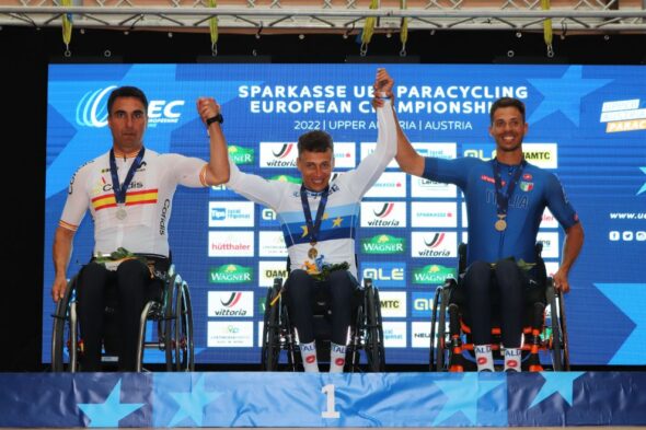 Dos subcampeonatos de Europa ha conseguido Luis Miguel García Marquina en Austria con la selección española de ciclismo Adaptado