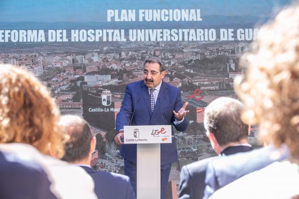 Castilla-La Mancha duplicará la superficie del Hospital de Guadalajara con la remodelación de la parte antigua