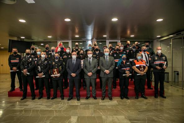 José Ruiz Lázaro, Voluntario de la Agrupación de Protección Civil de Tarancón (Cuenca) recibe este año una medalla del Gobierno Regional.