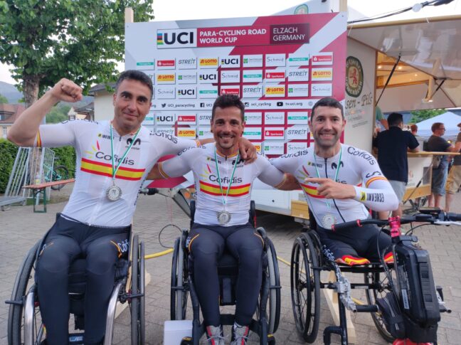 Medalla de Plata para Luis Miguel García Marquina en la segunda prueba de la Copa del Mundo de Ciclismo Adaptado con la selección Española