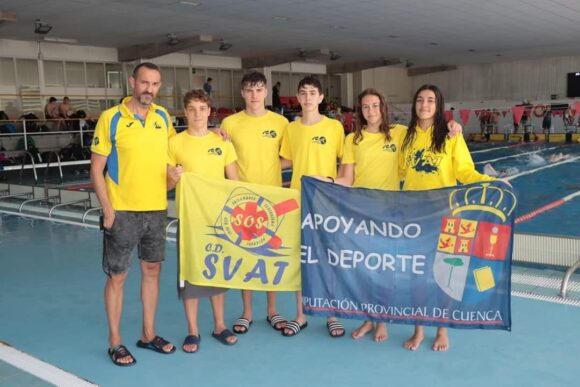 Siete Socorristas del SVAT (Salvamento y Socorrismo Tarancón) participan en el Festival de Natación “Somos Deporte” celebrado en Alcázar de San Juan el fin de semana