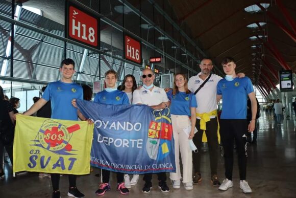 Seis socorristas (dos chicas y cuatro chicos)juvenil- junior del SVAT (Salvamento y Socorrismo Tarancón), se desplazan a Santa Cruz de Tenerife al Campeonato de España de estas categorías y absoluto, este fin de semana.