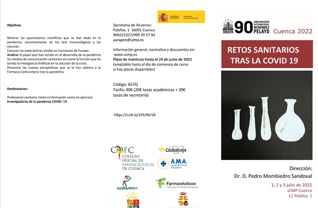 Curso «retos sanitarios tras la Covid-19»