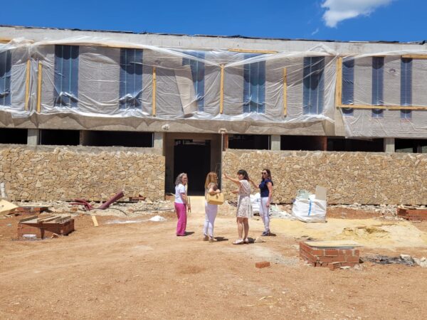 Completada más de la mitad de la construcción del parque de bomberos de Cañete