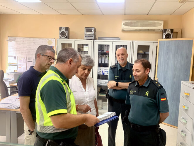 La subdelegada del Gobierno en Cuenca visita la 2ª Compañía de la Guardia Civil en Motilla del Palancar