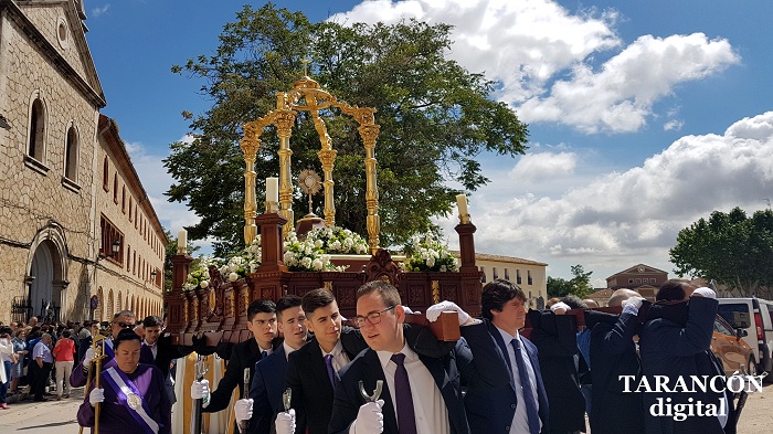 La procesión del Corpus Christi saldrá de nuevo a las calles de Tarancón este domingo tras el paréntesis de dos años por la pandemia