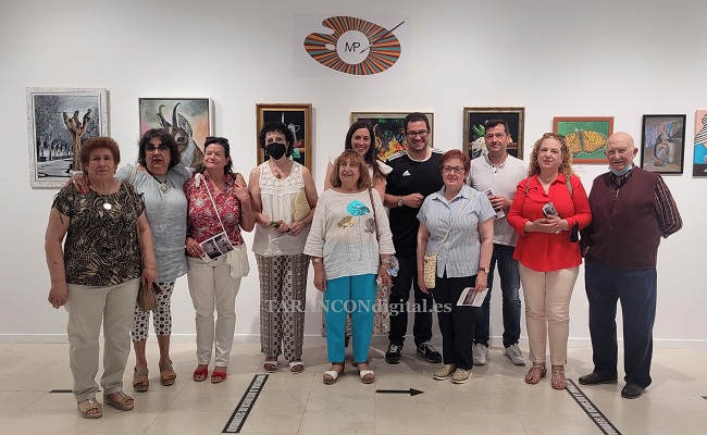 Desde este sábado se puede contemplar en el Auditorio Municipal de Tarancón una exposición pictórica de l@s alumn@s de Manuel Peña