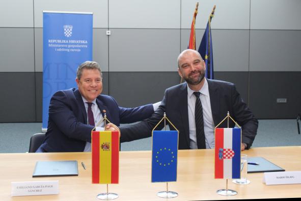 García-Page avanza un proyecto conjunto con Croacia para la defensa del medio natural que verá la luz en 2023 para poder contar con financiación europea