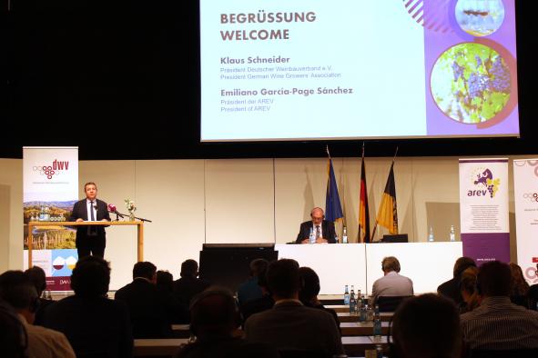 El presidente autonómico valora que la AREV haya “combatido un intento más de criminalizar el vino” en el seno de las instituciones europeas