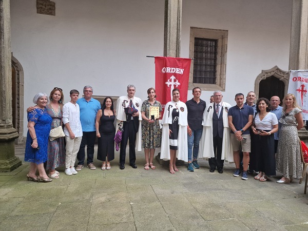 José Manuel Salas portavoz del PP nombrado Caballero de la Orden de Santiago y a través de él los peregrinos de Tarancón reciben un reconocimiento además de una medalla para el Ayuntamiento de Tarancón
