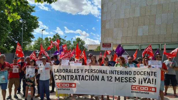 CCOO: “Todos/as los/as docentes que trabajen la durante la mayor parte del nuevo curso escolar tienen que prolongar sus contratos hasta el 31 de agosto de 2023”