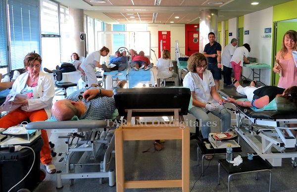 Un total 60 donaciones de sangre se realizaron ayer en Tarancón