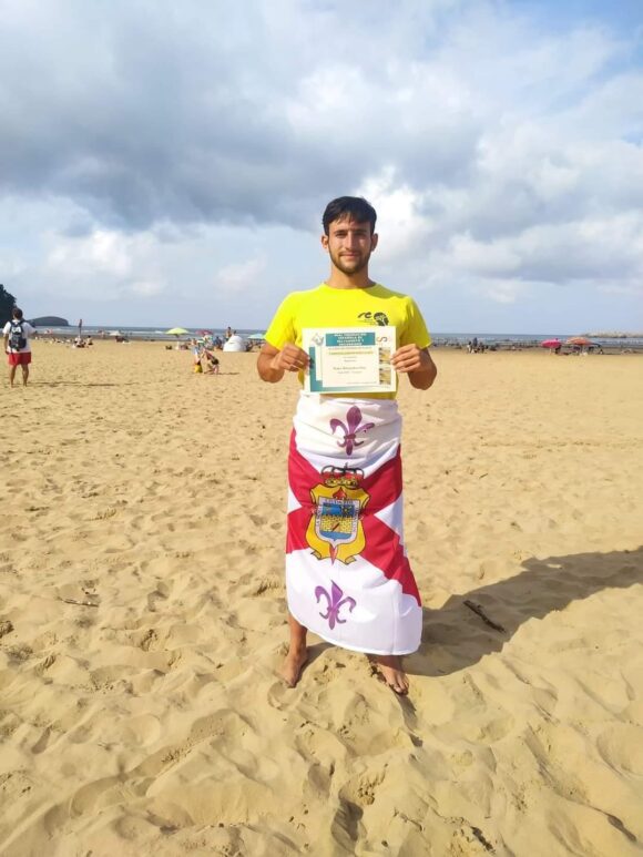 Pedro Almendros Diaz, mejor Junior de la II Copa de España de Salvamento y Socorrismo, campeón de una disciplina (nadar Surf y subcampeon en otras tres pruebas)