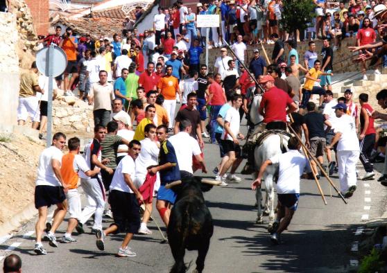 Castilla-La Mancha declara el tradicional encierro de ‘La Charcuela’ de Uceda como Fiesta de Interés Turístico Regional