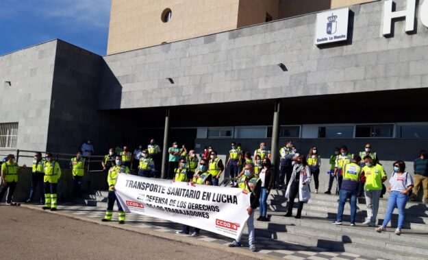 CCOO-FSC reivindica ante la JCCM la gestión directa del transporte sanitario de esta región