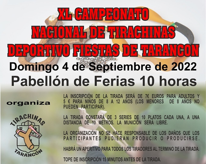 Uno de los Trofeos mas veteranos de la programación festiva de Tarancón, el Tirachinas, el domingo en la matinal en el pabellón de Ferias y Muestras