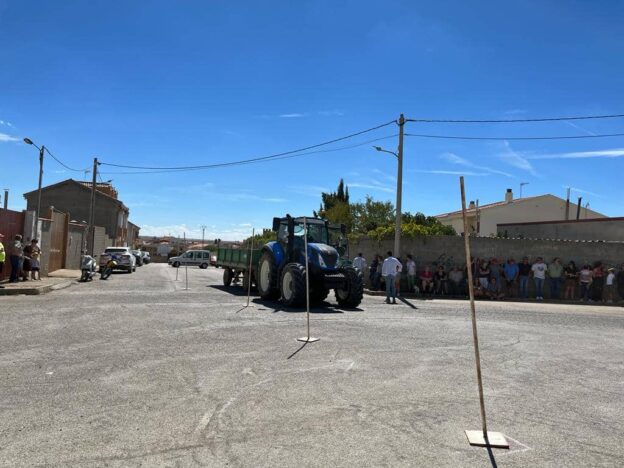 Rafael García Prieto Solera, primer clasificado en el concurso de Arada y Habilidad con el tractor de las fiestas patronales de Tarancón 2022