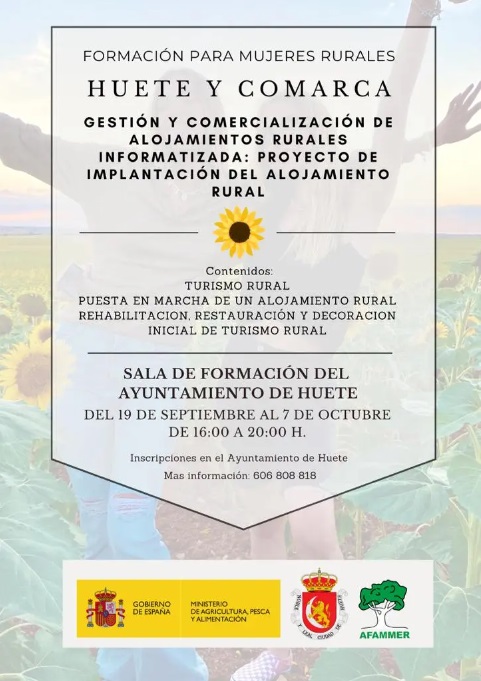 Formación para mujeres rurales Huete y Comarca