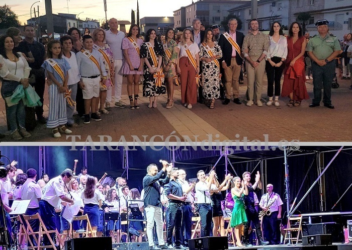 Inauguración de la iluminación festiva en Tarancón y concierto de la Agrupación Musical Ntra. Sra. de Riánsares para dar el banderazo de salida a las Fiestas