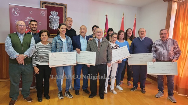 Las Asociaciones Sociosanitarias de Tarancón han recibido hoy una importante inyección económica del Ayuntamiento de la recaudación de los conciertos de las Fiestas Patronales