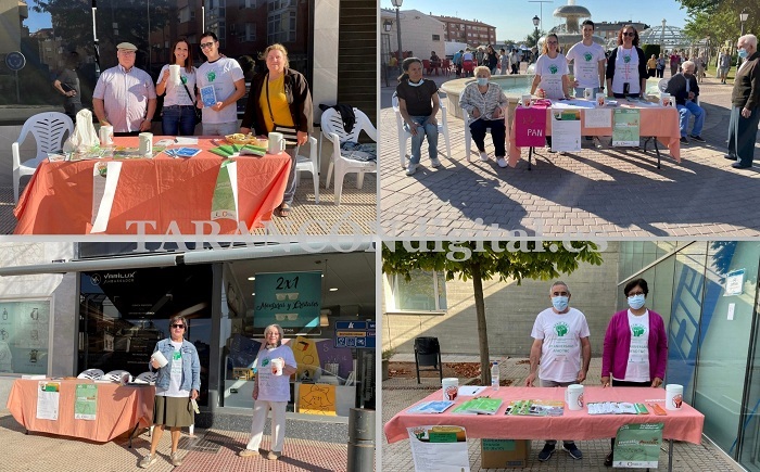 Afad realizaba hoy otra de las actividades de la Semana del Alzheimer con mesas informativas y de cuestación