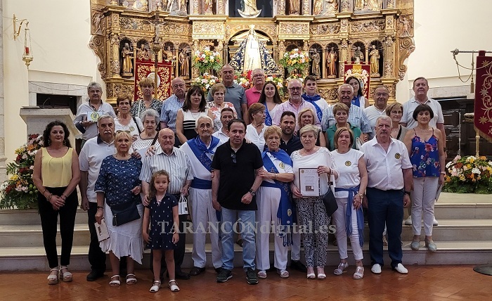 La Peña El Mosto de Tarancón recuerda a sus soci@s fallecid@s con una solemne Eucarístía y entrega medallas y carnets de oro a 35 peñistas