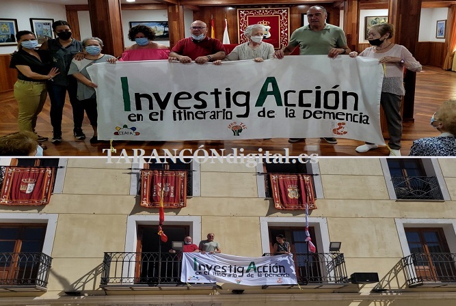Comienza la XX Semana del Alzheimer en Tarancón con la colocación de una pancarta en el balcón del Ayuntamiento