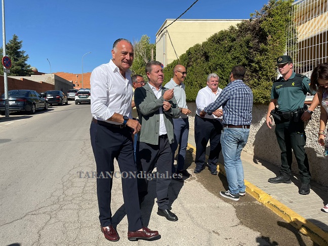El presidente de Castilla La Mancha Emiliano García-Page se encuentra en esta jornada de visita en Tarancón