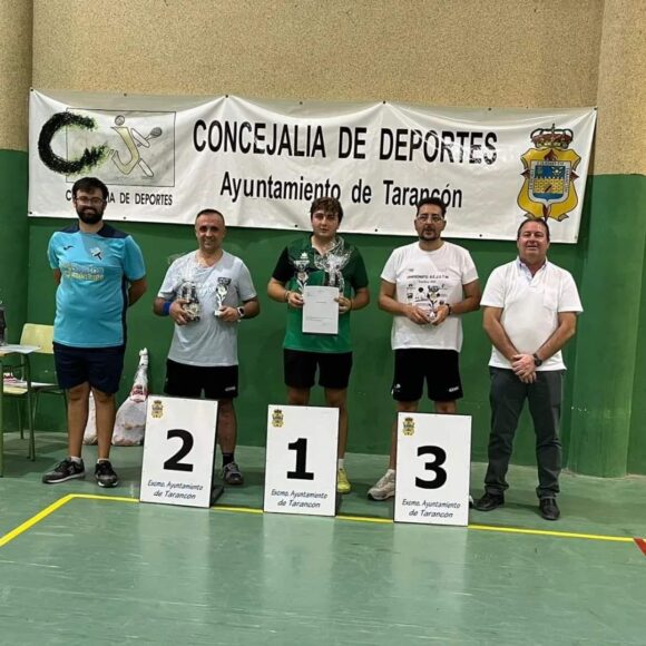 Ayrton Oviedo del Club Tenis Mesa Madrid, se llevo el XII Trofeo Fiestas de Tarancón de Tenis de Mesa que ha contado con la mayor participación y mas alto nivel de todas las ediciones